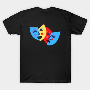 Colorful theatre masks T-Shirt